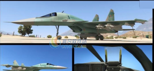GTA5苏-34战斗轰炸机MOD v2.5