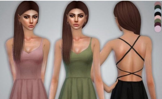 模拟人生4索尼娅的性感吊带连衣裙MOD v2.4