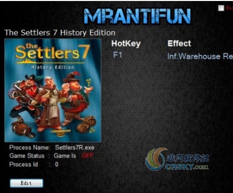 工人物语7无限仓库资源修改器 v3.6