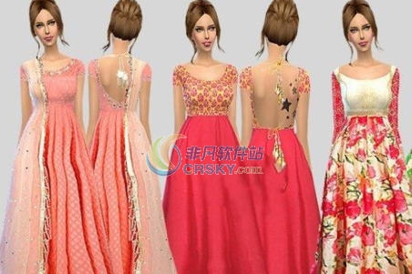 模拟人生4漂亮女性长裙MOD v2.5