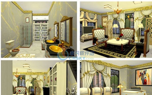 模拟人生4亚帕达奢华别墅MOD v2.3