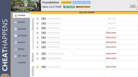 奠基十二项修改器 v1.0.17.0313