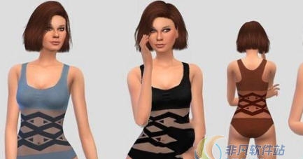 模拟人生4腰部透明泳装MOD v2.4