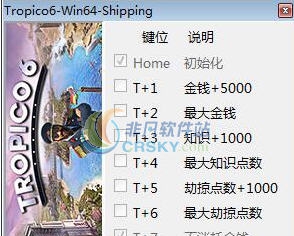 海岛大亨6八项修改器 v3.4