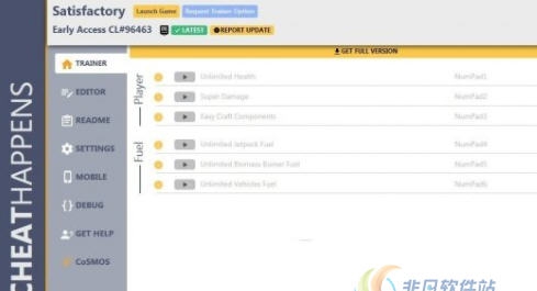 幸福工厂八项修改器 CHEATHAPPENSv1.6