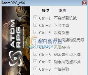 核爆RPG末日余生十项修改器 v1.090