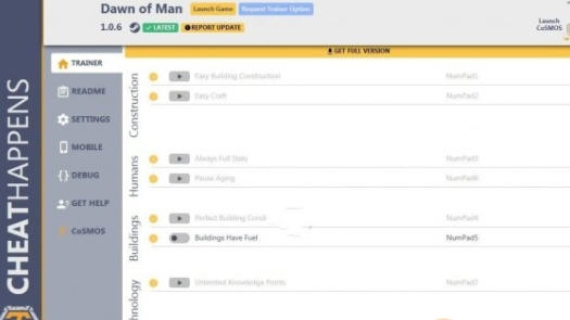 人类黎明七项修改器 v3.8