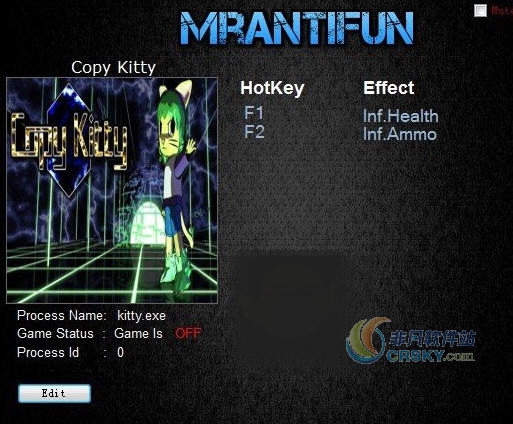 复刻凯蒂猫无限生命弹药修改器 v3.6