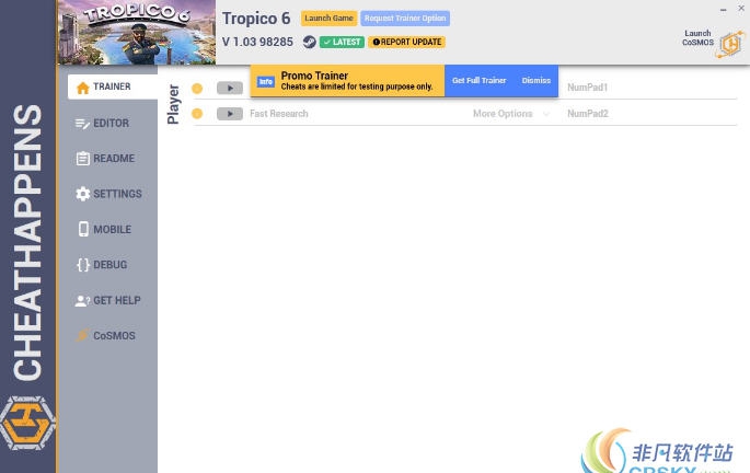 海岛大亨6 1.0398285修改器(七项) v1.31