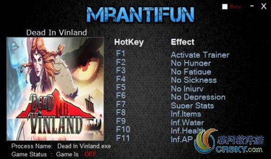 死在文兰1.4修改器(九项) v1.62