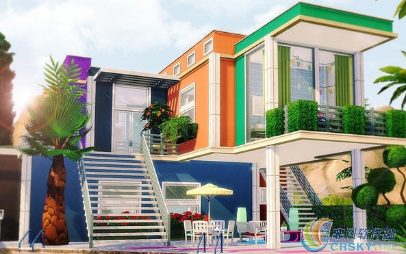 模拟人生4多彩风格别墅MOD v2.34