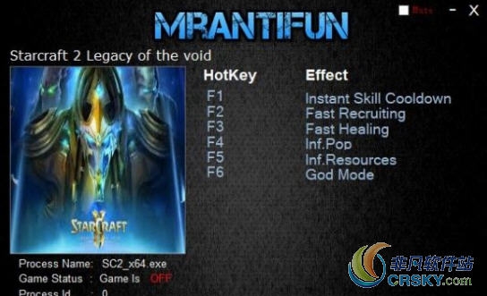 星际争霸2v4.9.0.74071修改器(六项) v2.60