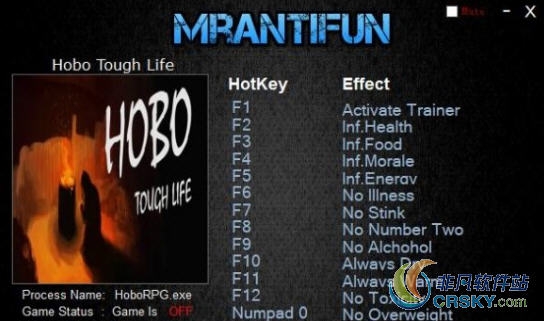 流浪汉艰难的生活0.65.008修改器(十三项) v1.66