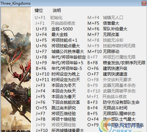 全面战争三国1.0.0.9292修改器(四十项) v2.68