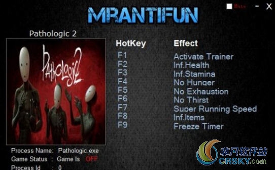 瘟疫2v1.0修改器(八项) v1.65