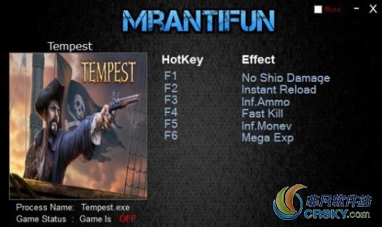 暴风雨1.3修改器(六项) v2.19