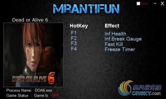 死或生6v1.05修改器(四项) v1.23