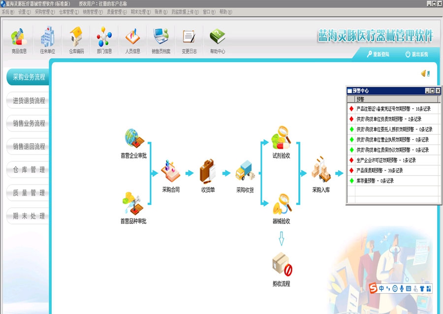 蓝海灵豚医疗器械管理软件隐形眼镜专版 v5.9.7.660