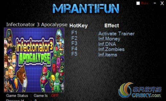 传染恐慌3启示录修改器(四项) v1.5.36