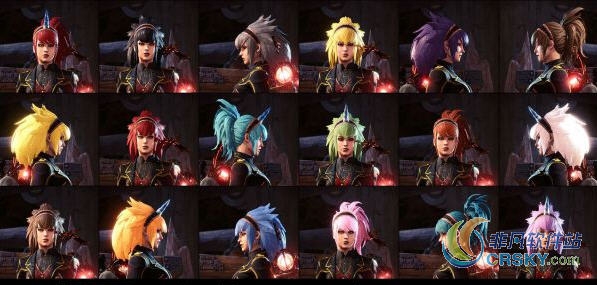 怪物猎人世界女性麒麟头颜色包MOD v1.23