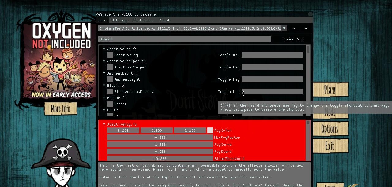 游戏画质增强工具(ReShade) v4.3.7