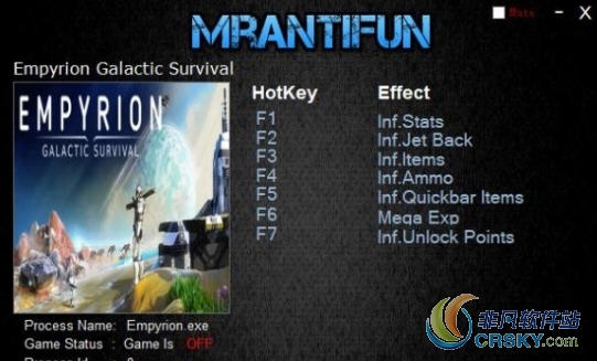 帝国霸业银河生存修改器(七项) v10.0.1.2511