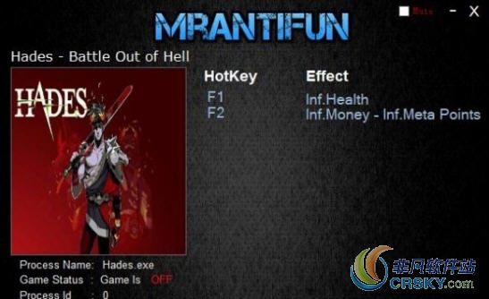 哈迪斯杀出地狱修改器(三项) v0.18364