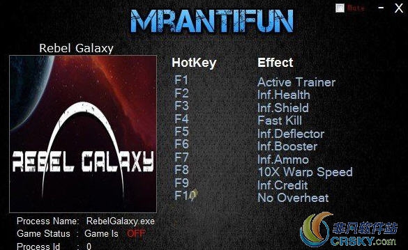 勇闯银河系修改器(九项) v1.7