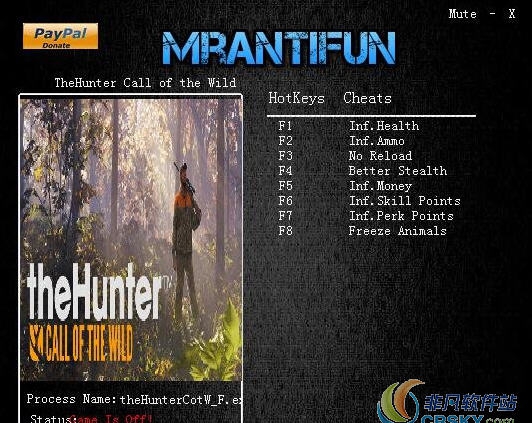 猎人野性的呼唤修改器(八项) v16927810