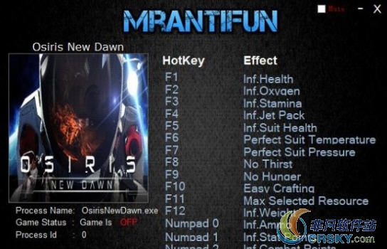 奥西里斯新黎明修改器(十七项) v0.1.180.4