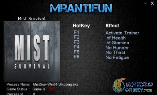 迷雾生存修改器(五项) v0.3.8