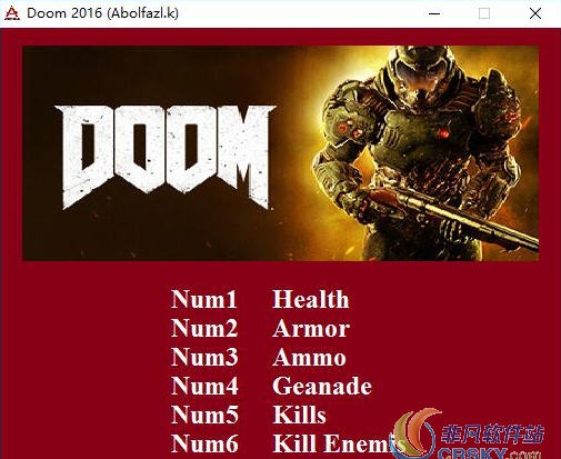 毁灭战士4修改器(六项) v6.70