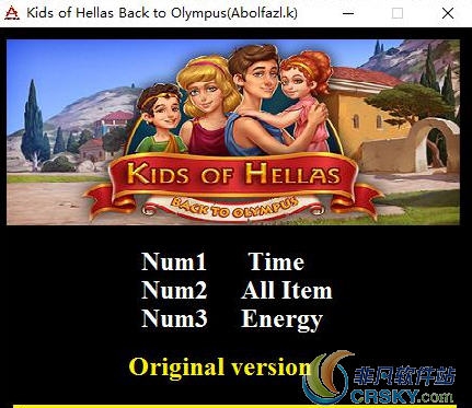 赫拉斯之子回到奥林匹斯修改器(三项) v1.5