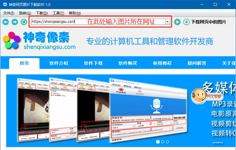 神奇网页图片下载软件 v2.0.0.243