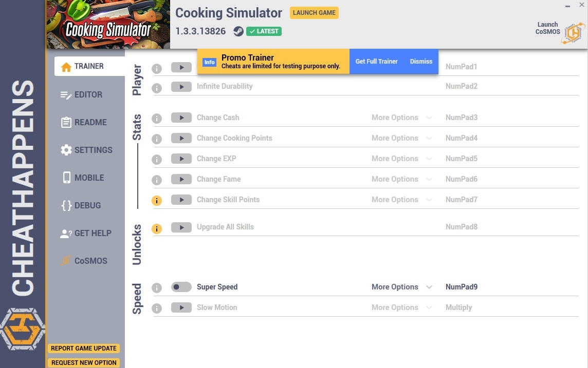 料理模拟器修改器(十项) v1.3.3.13831