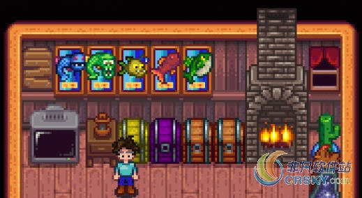 星露谷物语传说鱼壁挂装饰MOD v1.04