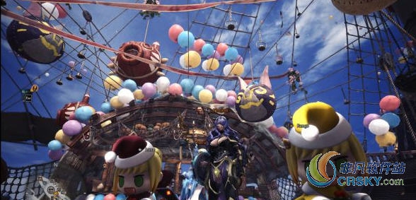 怪物猎人世界Q版圣诞尼禄艾露猫外观MOD v2.54