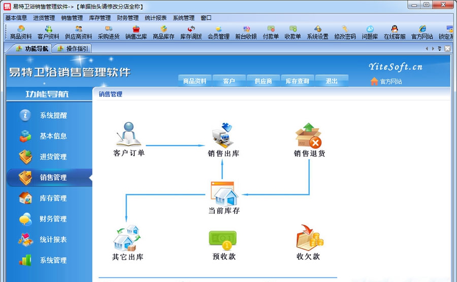 易特卫浴销售管理软件 v8.6