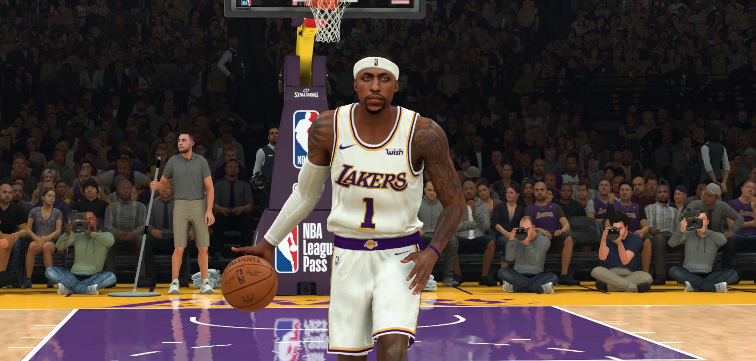 NBA2K20湖人队波普身形面补MOD v1.58