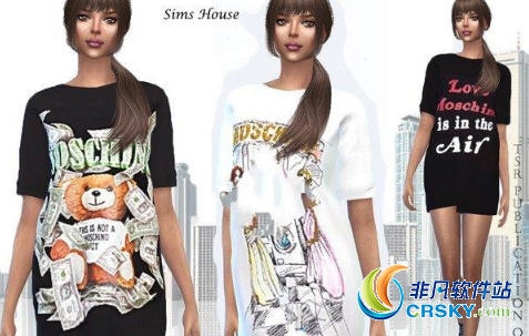 模拟人生4女性宽大上衣MOD v1.34