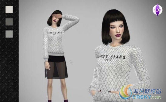 模拟人生4女性时尚运动衫MOD v1.33