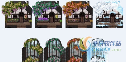 星露谷物语植物风中世纪房屋外观MOD v2.58