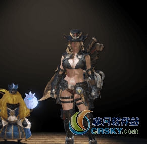 怪物猎人世界牛仔风凶颚龙套装MOD v1.93