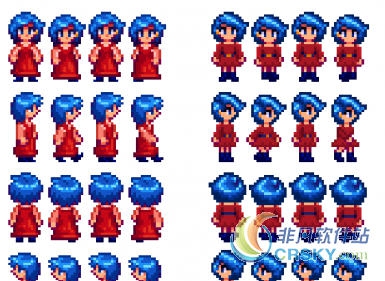 星露谷物语可爱连衣短裙艾米丽外观MOD v1.78