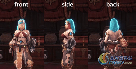 怪物猎人世界西域风性感套装MOD v1.52