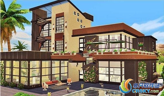 模拟人生4三层时尚豪华住宅MOD v2.32