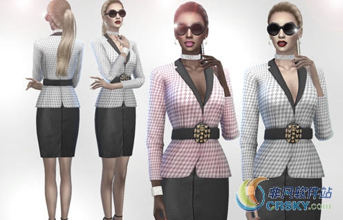 模拟人生4职场女秘书服装MOD v2.31
