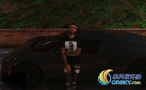 侠盗猎车手5性感女明星印花T恤MOD v2.23