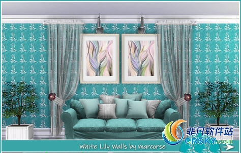 模拟人生4白百合墙MOD v1.72