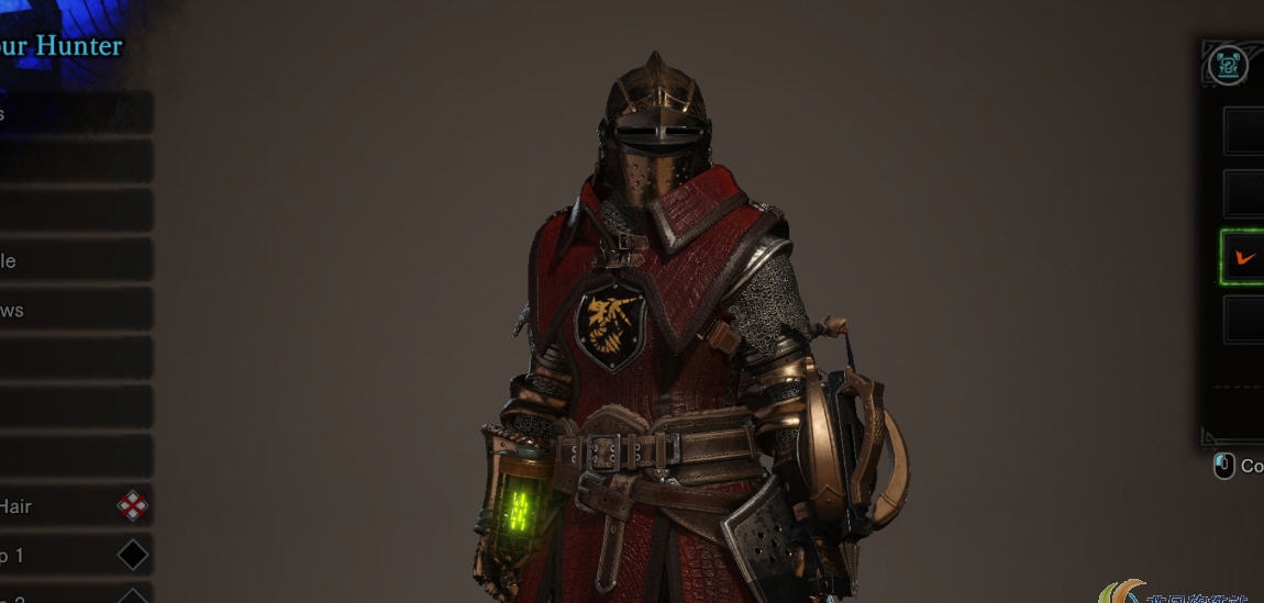 怪物猎人世界防御者头盔面罩MOD v1.40